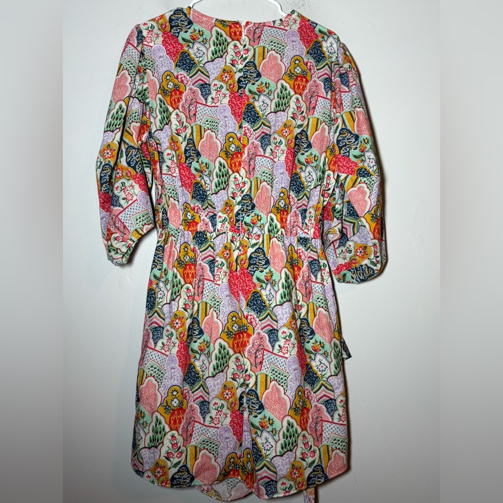 RHODE Multicolor Floral Mini Dress - Picture 5 of 5